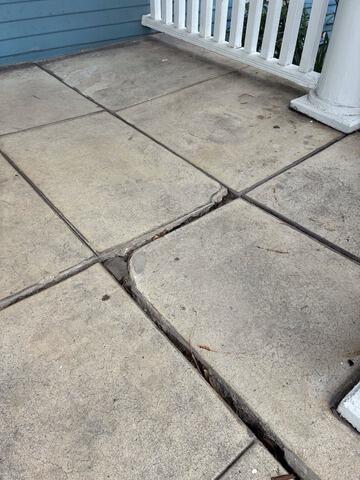 Concrete Leveling & Joint Sealant Repair in Los Angeles, CA - Before Photo