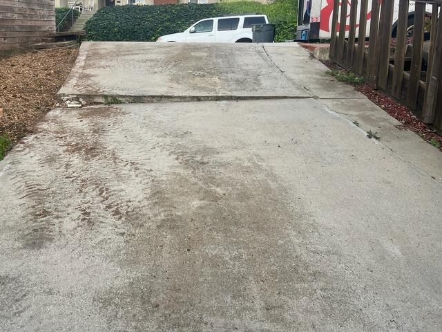 Concrete Driveway Leveling & Repair in San Diego, CA - Before Photo