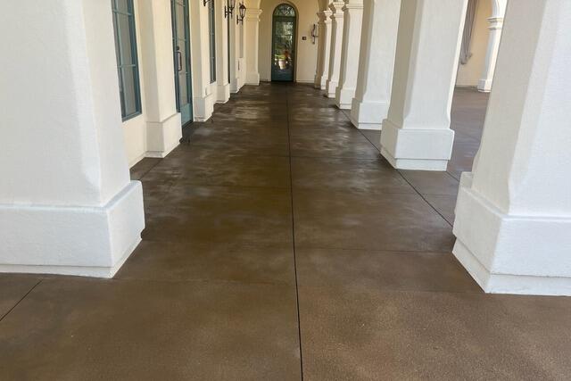 Concrete Staining & Sealing with DecoShield in San Clemente, CA | Decorative Concrete Transformation - After Photo