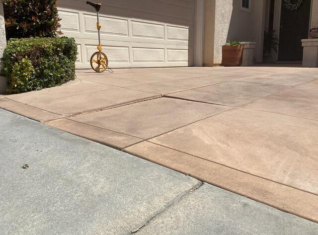 Concrete Lifting and Joint Sealant Repair in Temecula, CA - Before Photo