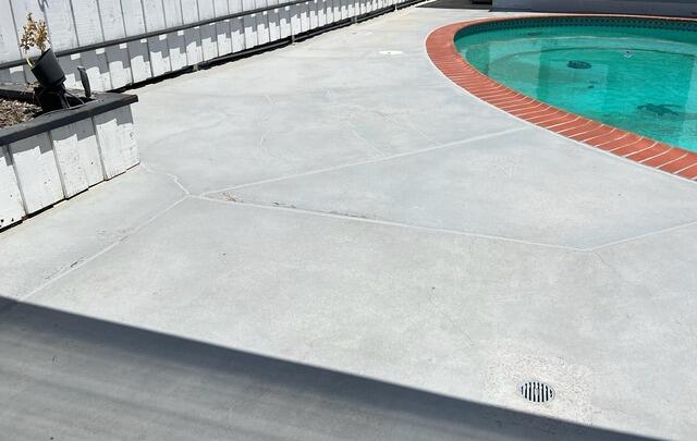 Pool Deck Crack and Joint Repair in San Diego, CA - After Photo