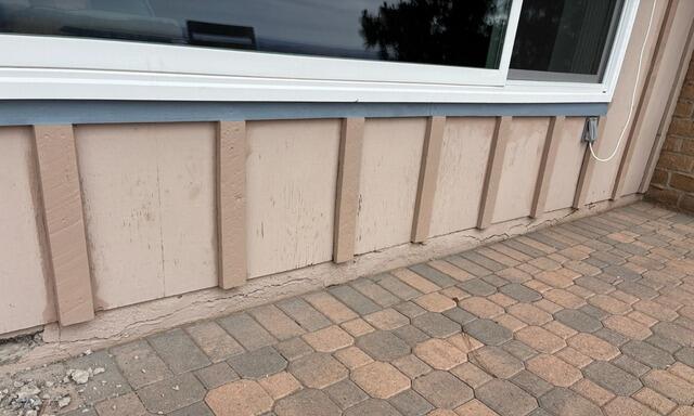 Stem Wall Repair and Restoration in Fallbrook, CA - Before Photo