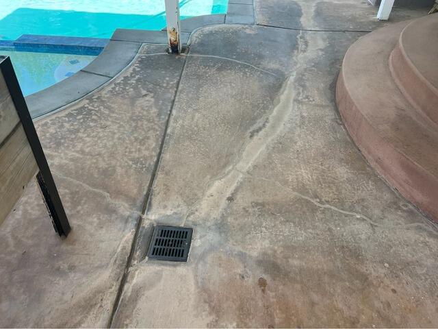 Pool Deck Crack Repair and Concrete Restoration in San Diego, CA - After Photo