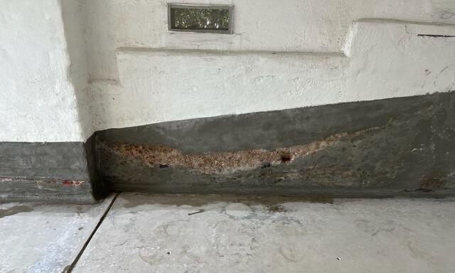 Stem Wall Repair Corrects Foundation Corrosion in San Diego, CA - Before Photo