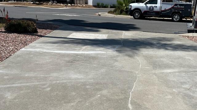 Concrete Leveling, Crack Repair, and Joint Sealing in Escondido, CA - After Photo