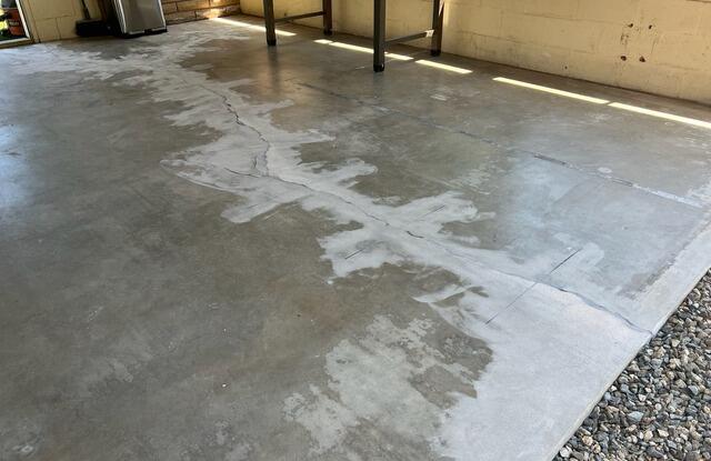 Concrete Crack Stitching Restores Garage Floor in San Diego, CA - After Photo
