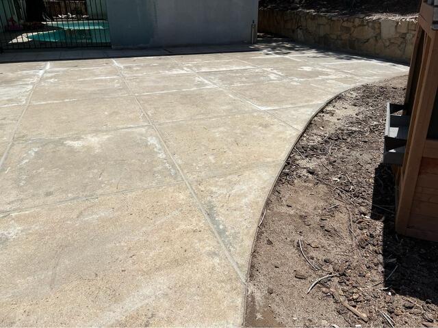 Patio Concrete Lifting and Leveling in Vista, CA - After Photo