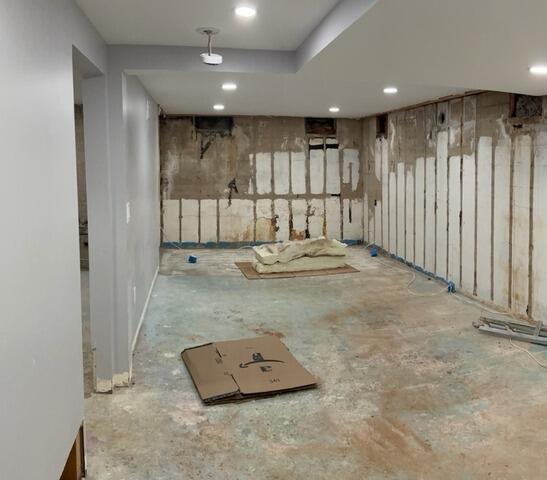 Basement Waterproofing & Wall Encapsulation in San Diego, CA - Before Photo