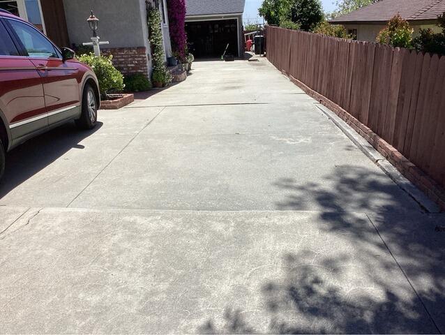 Concrete Driveway Repair in La Crescenta, CA - After Photo