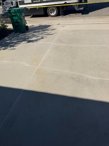 Before & After: Driveway Concrete Leveling and Joint Sealing in Long Beach, CA - After Photo