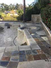 Foundation Piers for a Anaheim Swimming Pool