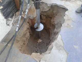 Installing a Helical Pier in Los Angeles