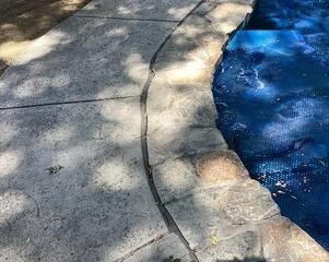 Pool Deck Repair before and After in Orange, CA