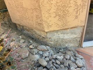 Stem Wall Restoration for Cracked Concrete Foundation Corner Repair | Borrego Springs, CA