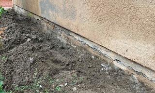 Stem Wall Repair Before & After - Menifee, CA