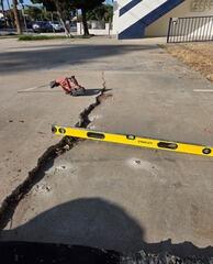 Concrete Driveway Crack Leveling in National City, CA