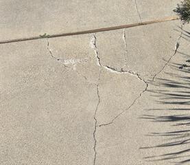 Concrete Driveway Crack Repair and Leveling in Escondido, CA