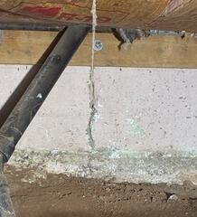 Foundation Wall Crack Repair with Reinforcement Straps in Vista, CA