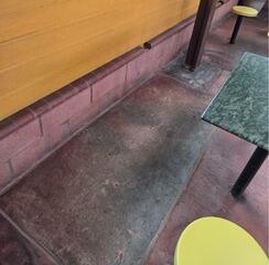 Commercial Concrete Patio Leveling & Crack Repair at Tacos Al Carbon in Tustin, CA