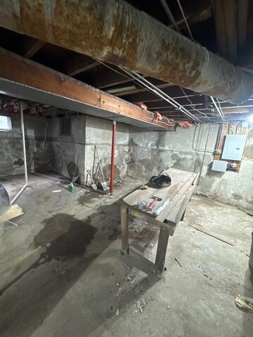 Foundation Repair and Basement Waterproofing in Syracuse, NY - Before Photo