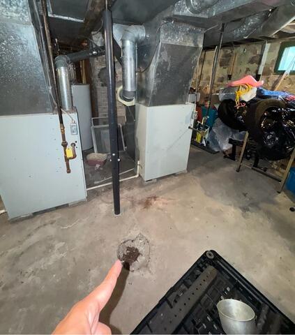 Foundation Repair in Syracuse, NY - Before Photo