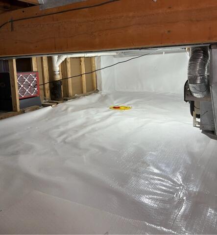Crawl Space Encapsulation in Syracuse, NY - After Photo