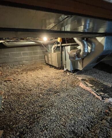 Crawl Space Encapsulation in Syracuse, NY - Before Photo