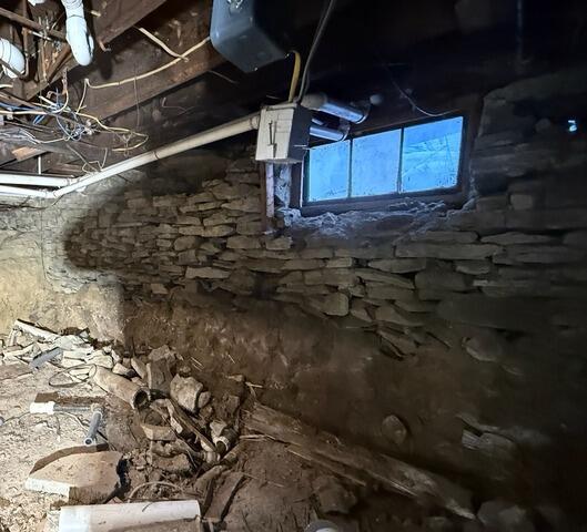 Foundation Repair in Waverly, NY - Before Photo