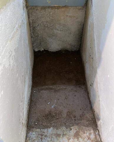 Basement Waterproofing in Liverpool, NY - Before Photo