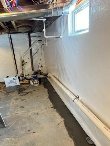 Basement Waterproofing in Sackets Harbor NY - After Photo