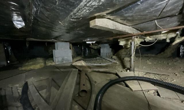 Crawl Space Repair in Oswego, NY - Before Photo