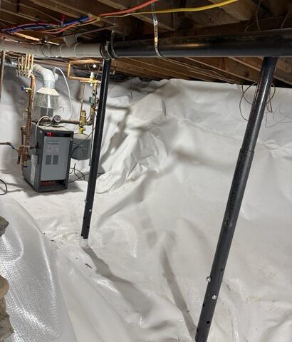 Radon Mitigation and Encapsulation in Cayuga, NY - After Photo