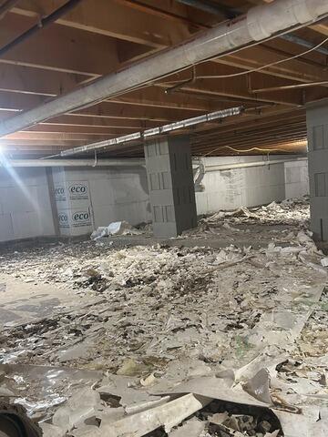 Crawl Space Repair in Homer, NY - Before Photo