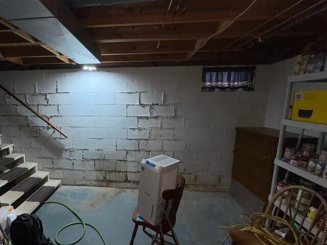 Foundation Repair in Massena, NY - Before Photo