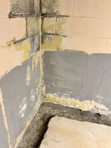 Basement Waterproofing in Marcellus, NY - Before Photo