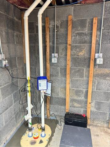 Basement Waterproofing in Phoenix, NY - After Photo