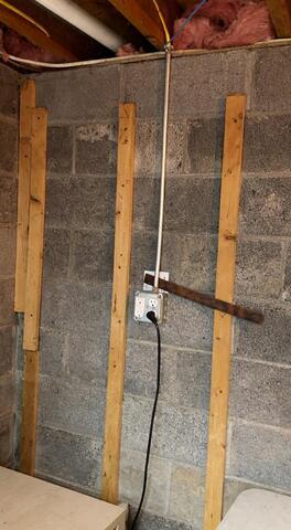 Basement Waterproofing in Phoenix, NY - Before Photo