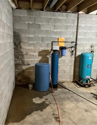 Basement Waterproofing in Cazenovia, NY - Before Photo