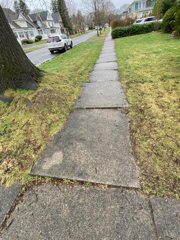 Concrete Repair in Cortland, NY - Before Photo