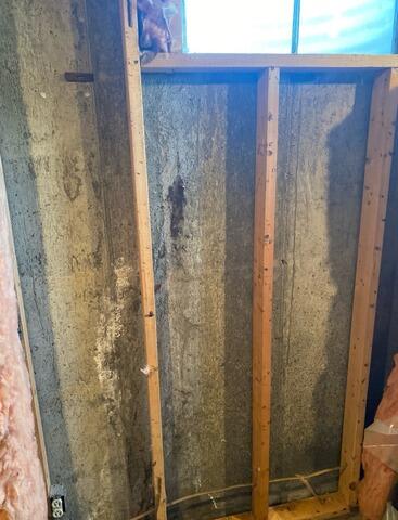 Basement Waterproofing in Norwich, NY - Before Photo
