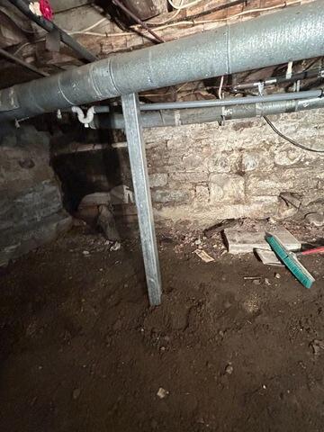 Foundation Repair in Waterville, NY - Before Photo