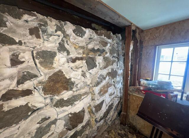 Failing Foundation Repair in Tupper Lake, NY - Before Photo