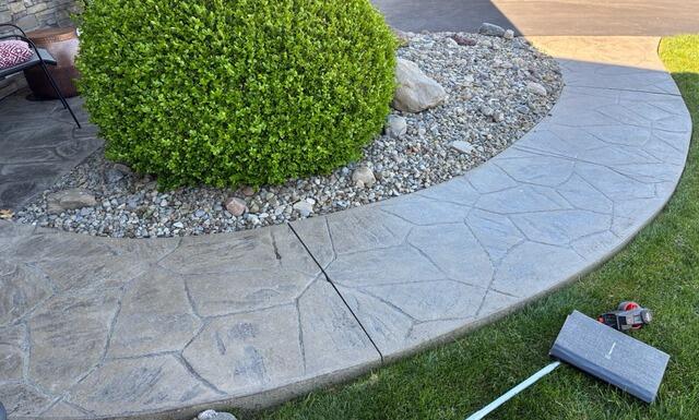 Concrete Walkway Repair in Syracuse, NY - Before Photo