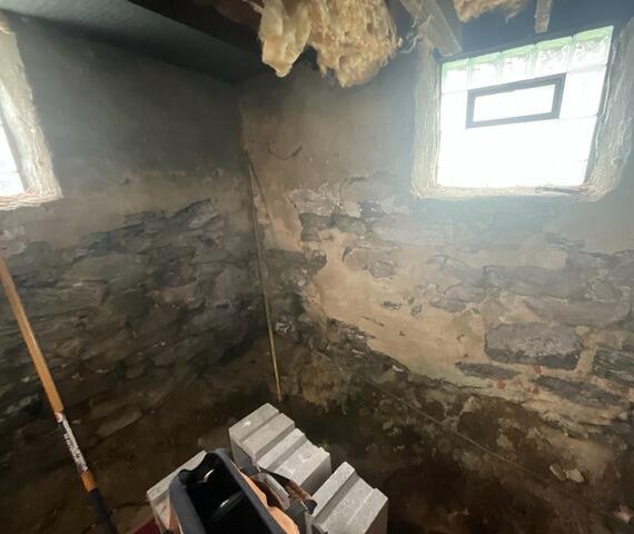 Rochester, NY, Foundation Support Solutions - Before Photo