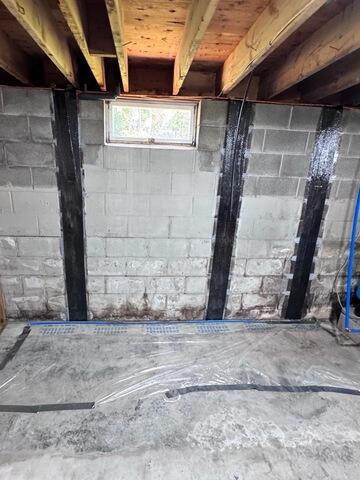 Basement Waterproofing and Foundation Repair in Holland Patent, NY - After Photo
