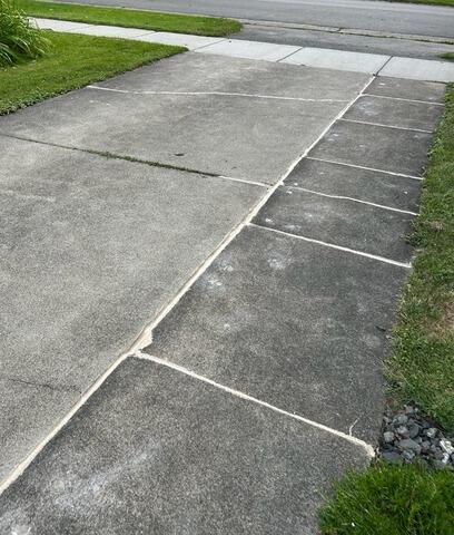 Sinking Concrete Repair in Webster, NY - After Photo