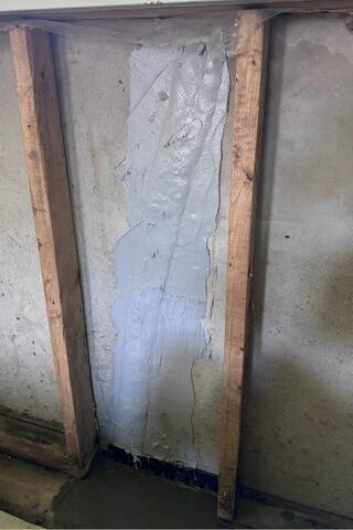 Basement Crack Repair in Endicott, NY - After Photo