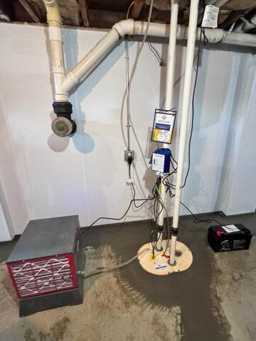 Full Basement Waterproofing in Syracuse, NY - After Photo