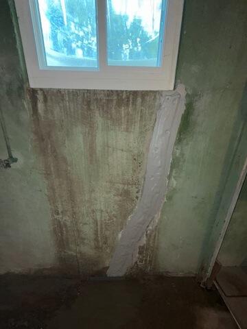 Basement Crack Repair in Endicott, NY - After Photo