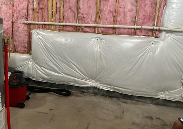 Basement Waterproofing System Installation in Camillus, NY - Before Photo